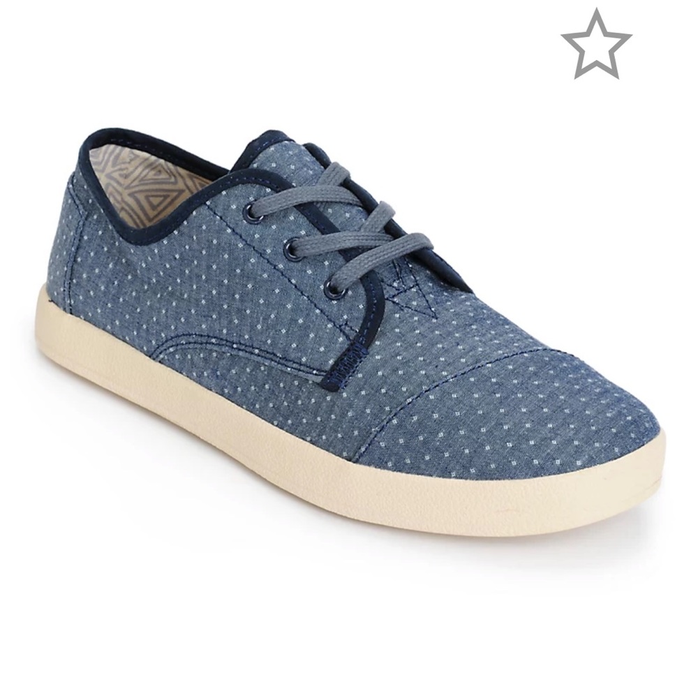 Tom’s Paseo Chambray Polka Dot Sneaker